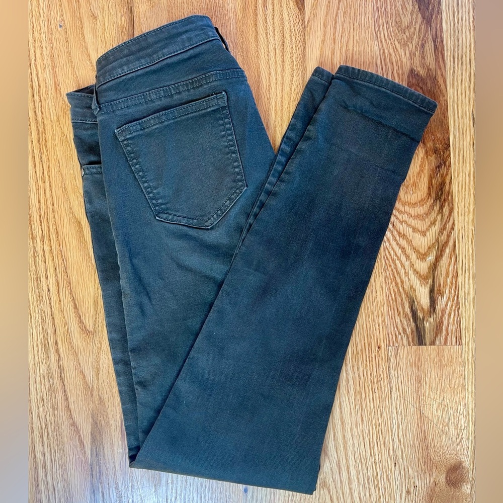 Buffalo green skinny jeans